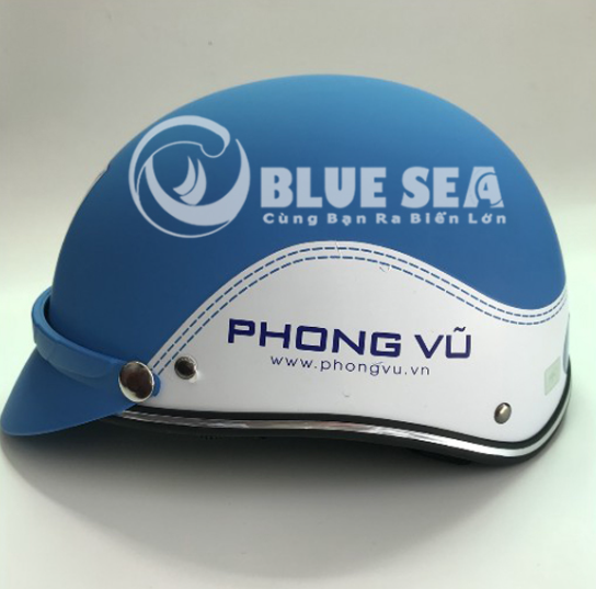 nhận in ấn logo nón bảo hiểm